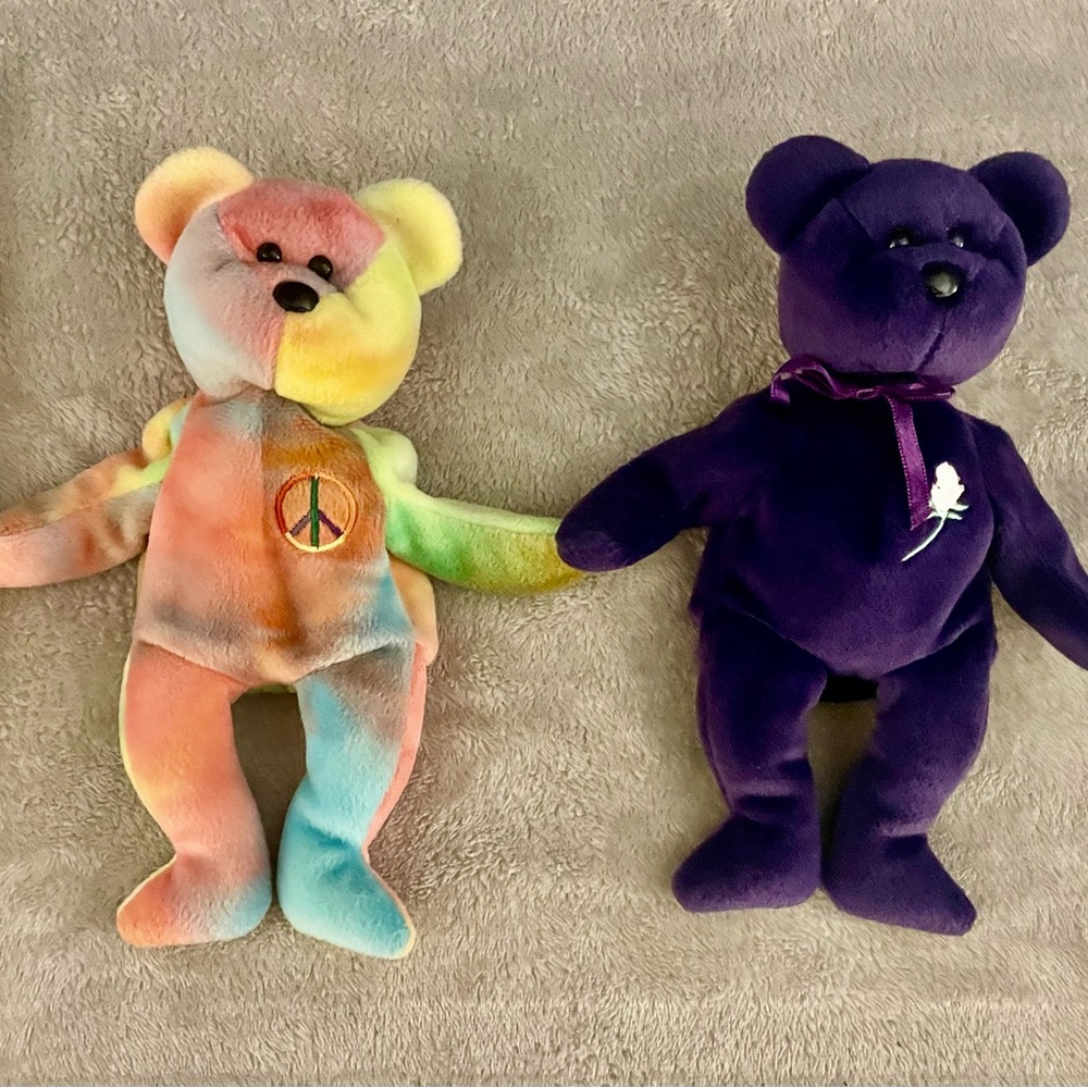 2-Ty Beanie Babies.